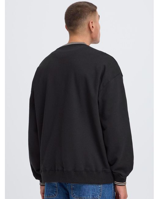 Solid Sweatshirt Sdstratton in Black für Herren
