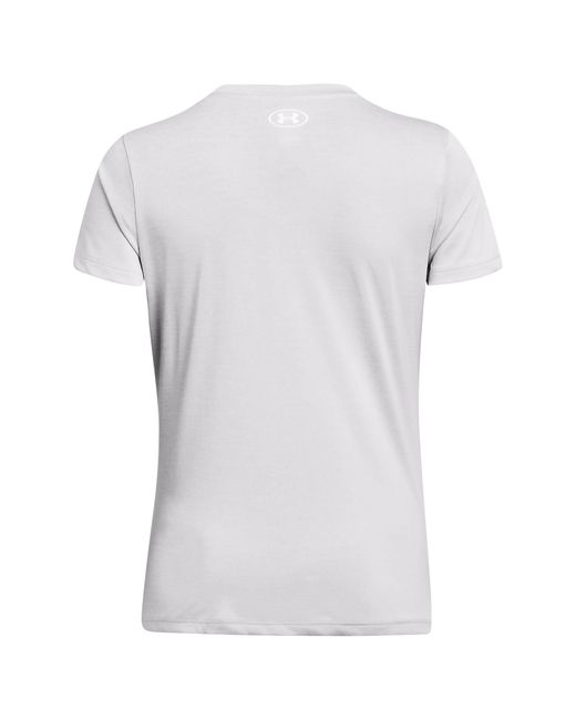 Under Armour White Funktionsshirt 'Twist'