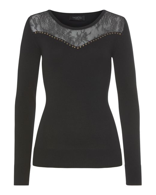 melrose Black Pullover