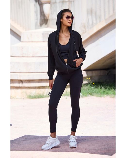 COPENHAGEN Black Sweatjacke
