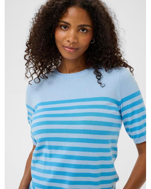 Kaffe Blue Pullover Kamala