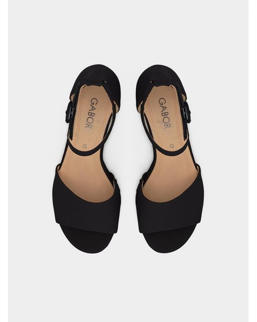 Gabor Black Sandale