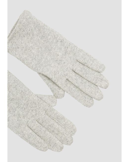 S.oliver White Fingerhandschuhe