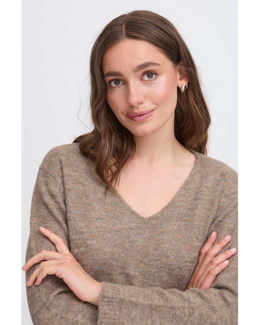 Ichi Gray Pullover Kamara