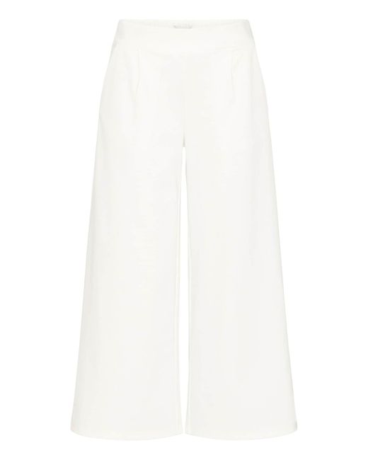 Ichi White Stoffhose Ihkate