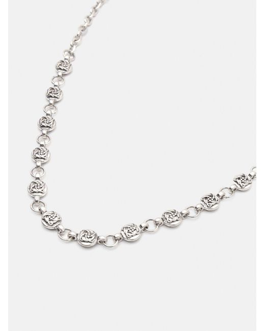 Pull&Bear Kette in White für Herren