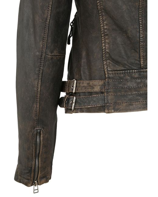 7eleven Black Lederjacke Lamiza