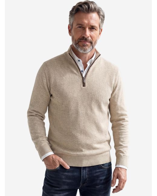 Redmond Pullover Basic in Natural für Herren