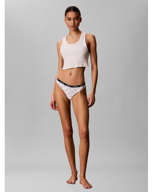 Calvin Klein White String