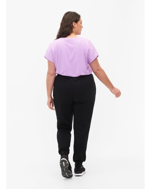 Active By Zizzi Black Sporthose