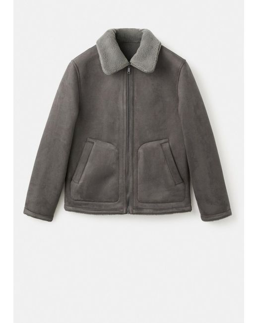 Mango Jacke Fleet in Gray für Herren