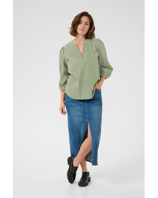 Kaffe Green Bluse 'Jollia'