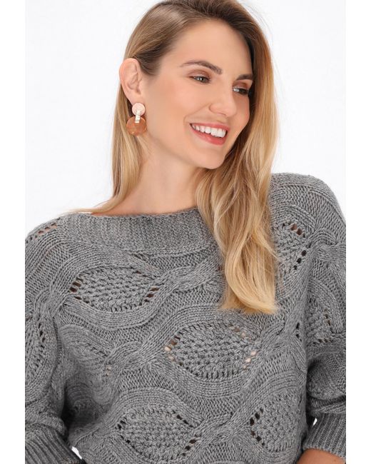 Usha Gray Pullover