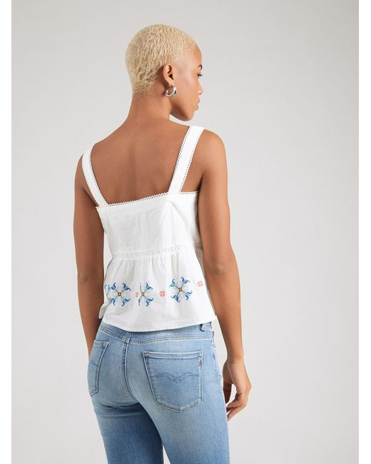Levi's White Levis Bluse Mimi