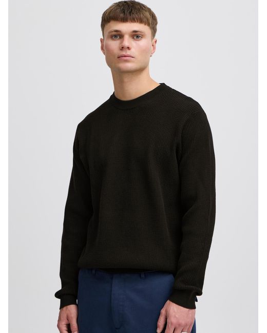 Solid Pullover Hami in Black für Herren