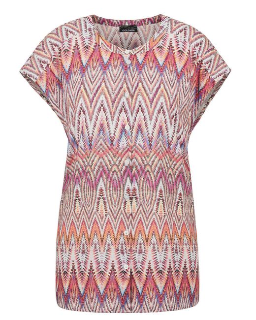 Goldner Pink Bluse