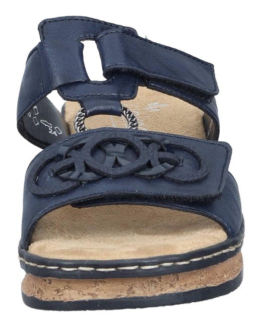 Rieker Blue Pantolette Basic
