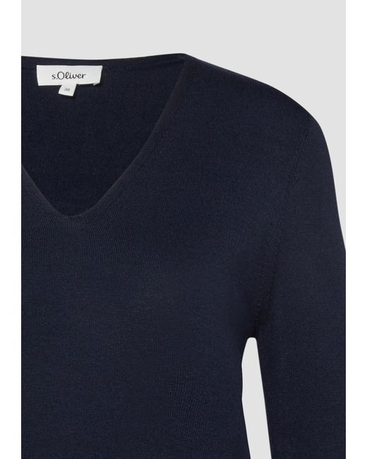 S.oliver Blue Pullover