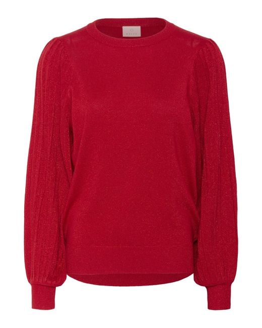 Kaffe Red Pullover