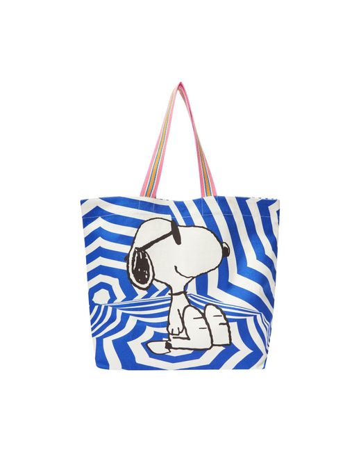 Codello Blue Shopper Mit Snoopy-Print