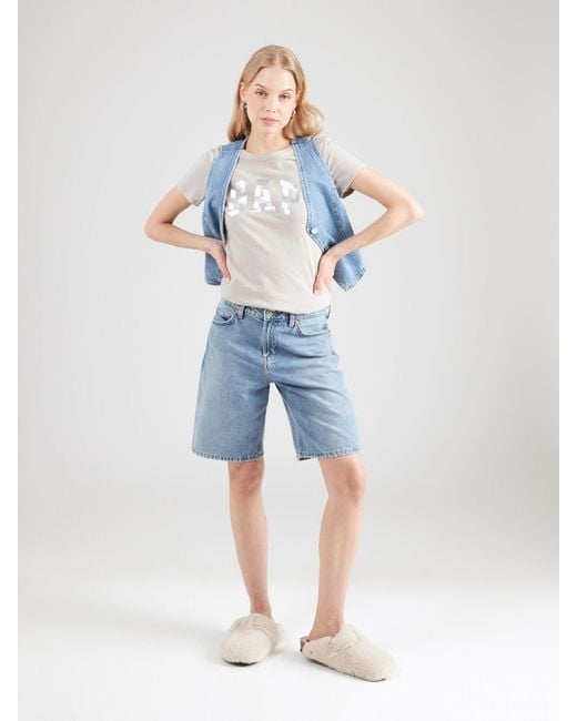 Gap White T-Shirt 'Clsc'