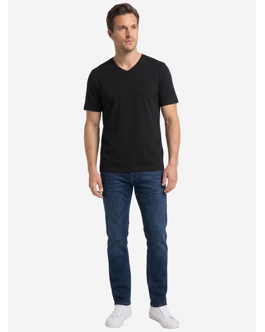 Redmond Shirt Basic in Blue für Herren