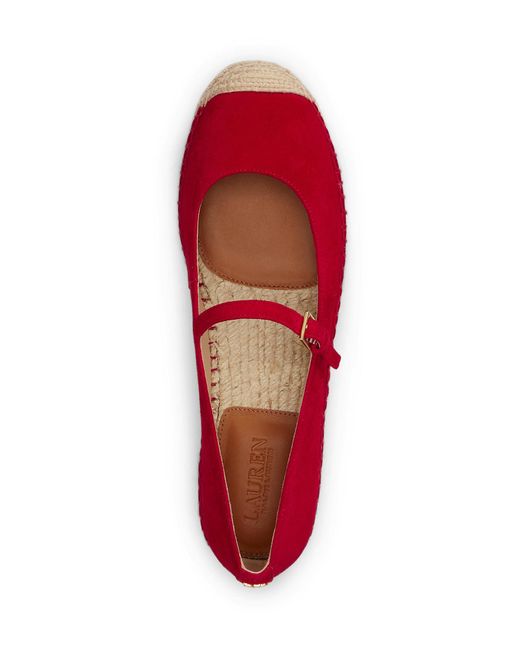 Ralph Lauren Red Espadrilles Luize