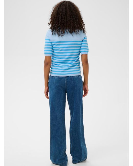 Kaffe Blue Pullover Kamala