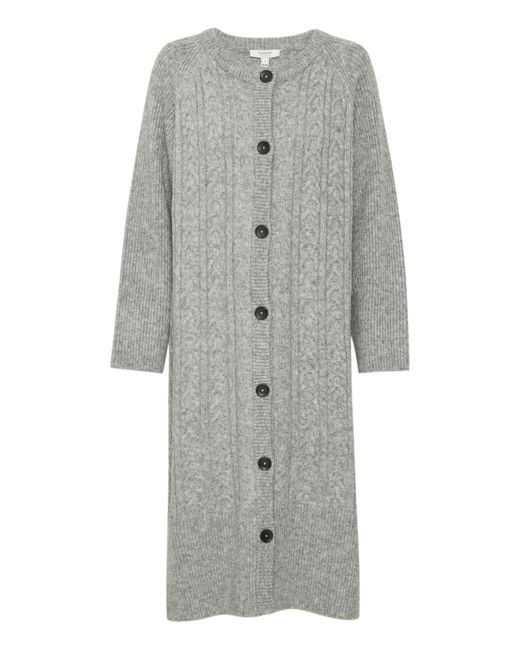 B.Young Gray Strickjacke 'Nello'