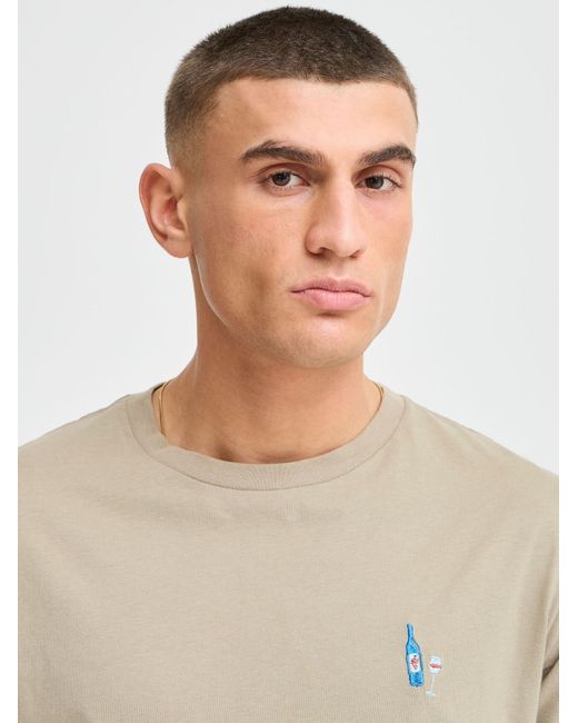 Solid T-Shirt Sdowens in White für Herren
