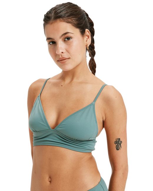 Roxy Blue Bikinitop Beach Classics Solid