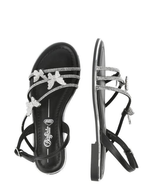 Buffalo Black Sandale Kira