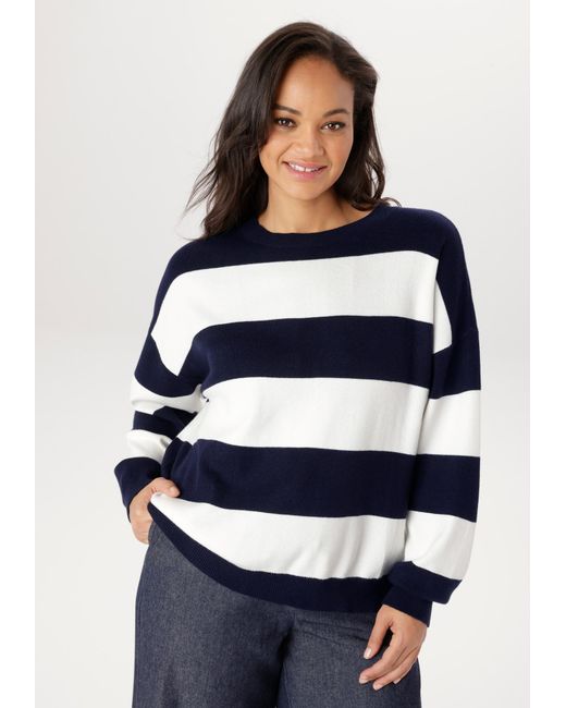 Aniston Blue Pullover