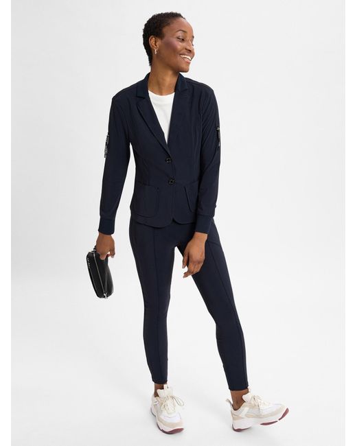 Marc Cain Blue Bundfaltenhose Sofia