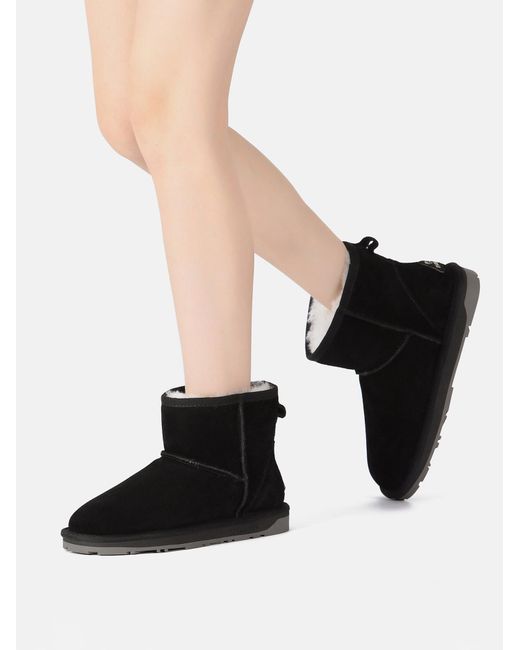 EVER AU Black Boots Nappa