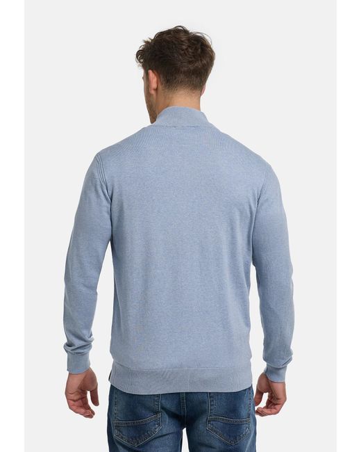 INDICODE Strickjacke in Blue für Herren