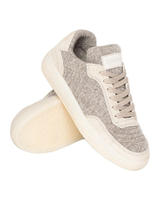Gottstein White Sneaker Low Wool Blaze