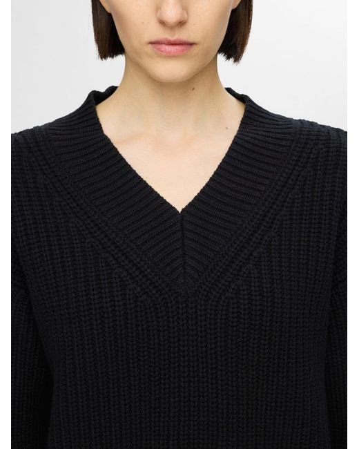 SELECTED Black Pullover Slfselma