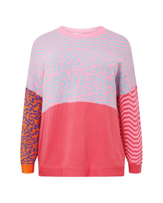 Only Carmakoma Pink Pullover 'adora'