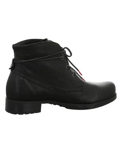 Think! Black Schnürstiefelette