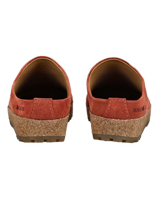 Haflinger Red Pantolette