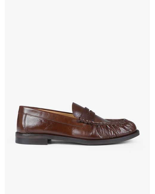 GISÉL MOIRÉ Brown Halbschuhe