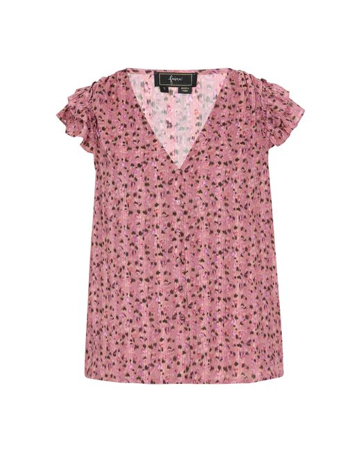 faina Pink Bluse