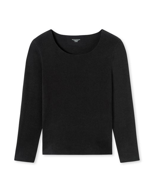Schiesser Black Unterhemd
