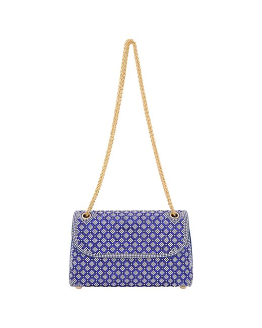 faina Blue Clutch