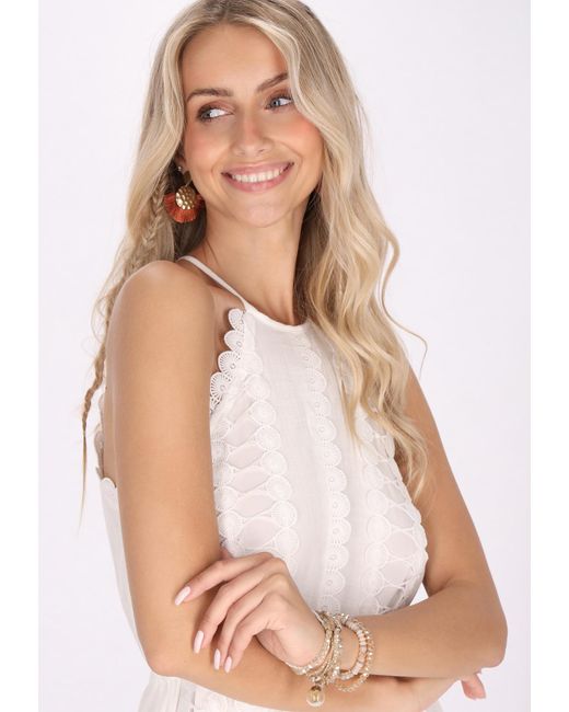 IZIA White Sommerkleid