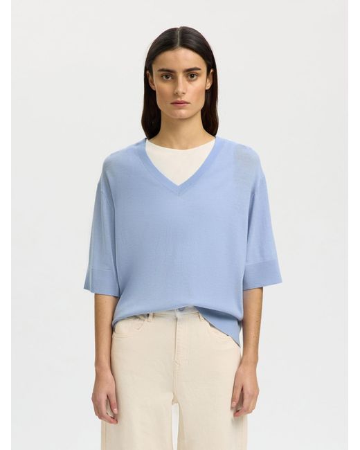 SELECTED Blue Pullover