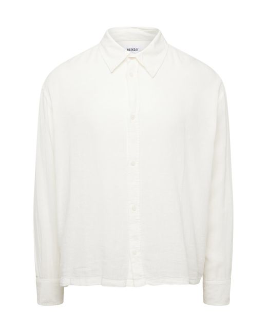 Weekday Hemd in White für Herren