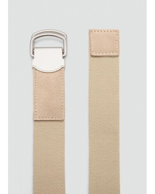 Mango Gürtel Spring in White für Herren