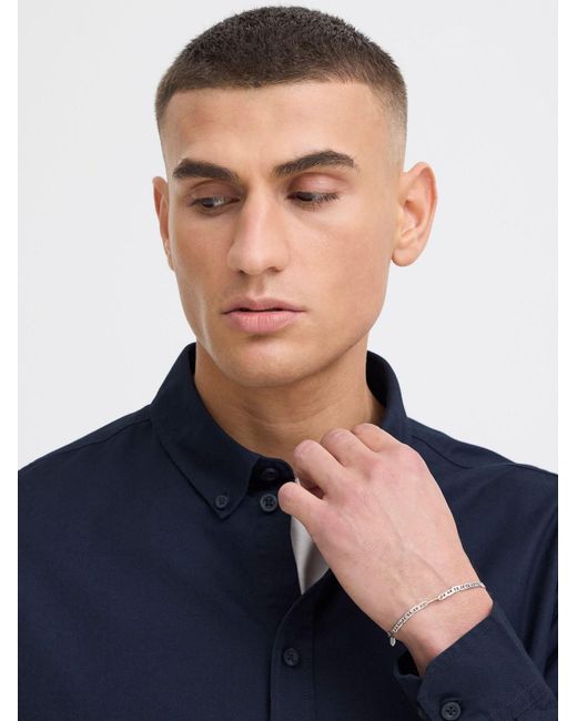 Solid Hemd Val in Blue für Herren